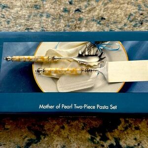 Mother of Pearl Two Piece Pasta Set